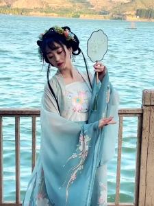 Traditional Dress Women Ancient Embroidery Dance Fairy Costume Cosplay Tang Dynasty Female Skirt Set Chinese Hanfu2026