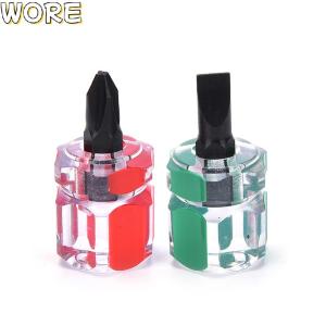 2pcs Mini Screwdriver Screw Driver Short Small Split Repair Tools Kit Set