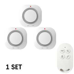 Daytech Smoke Detector RF Interconnected Smoke Alarm 5 Years Battery Photoelectric Sensor 85dB Fire Alarm Home Protection SM03