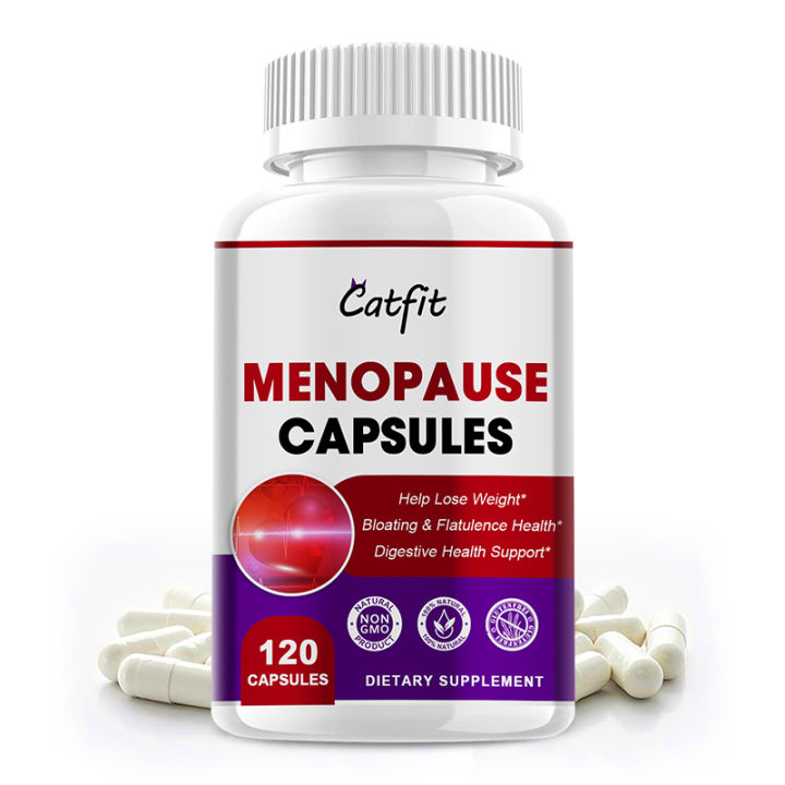 Catfit Menopause Relief Capsules Supplement - Multi benefit Menopausal ...