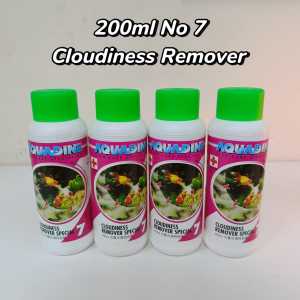 200ml Aquarium Cloudiness Remover No.7 Fast-Acting Water Clarifier for Algae Control & Crystal Clear Fish Tanks