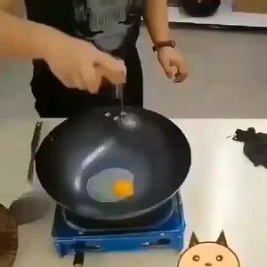 LZD  New Zhangqiu Iron Pot Forging Pot Scale Pattern Japanese Braising Frying Pan Pan Non-Coated Non-Stick Pan Extremely Iron Frying Pan