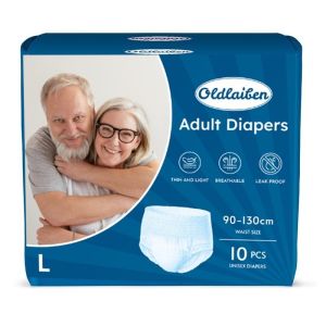 Adult Diapers Leak-Proof Adult Pull-Up Pants High Absorption Disposable Briefs Breathable Adult Diapers