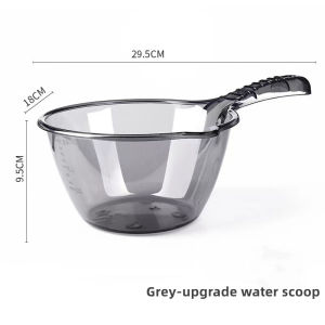 Transparent Timba Plastic Bucket Timba with Dipper and Basin Tabo Palanggana set Home buddies kitchen bathroom garden house