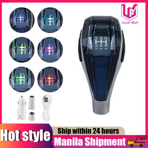 【 24 hours delivery】Car Universal LED Crystal Handles Manual Transmission Gear Shift Knob Lever Stick for all Manual Gear Toyota