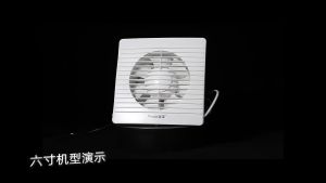 Exhaust Fan 4 Inch/6 Inch/8 Inch Kitchen Bathroom Glass Window 100mm Exhaust Fan/ Silent Ventilation Fan/ Ultra-Thin Round Mute Wal