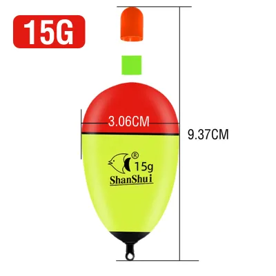 1PC 5-80g EVA Foam Fishing Bobber Fishing Floats Bobbers Buoys for Pike Perch Carp Bass Buoyancy Fishing Accessories