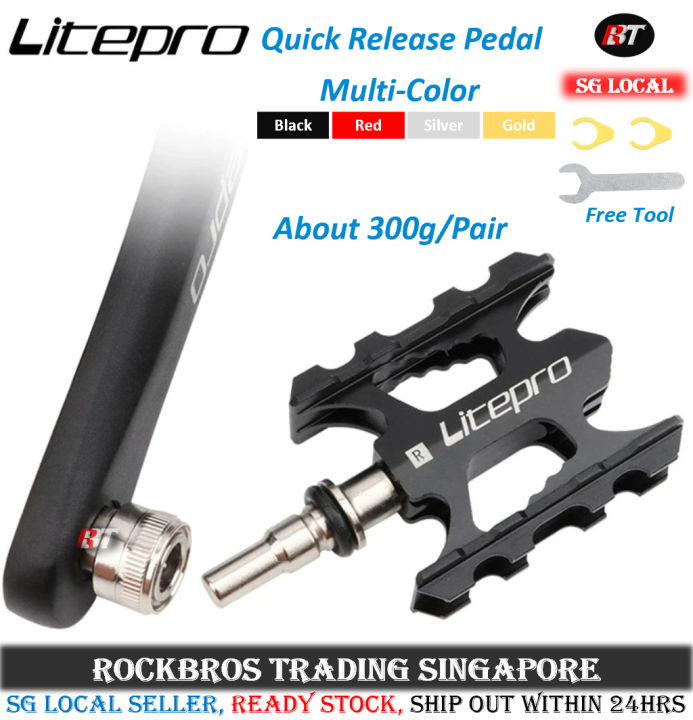 Bike Pedals Litepro M258 Folding Bike Pedal Litepro SG Delivery