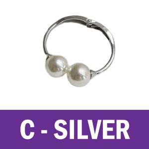 BestGila MALAYSIA 1PC Home Living Curtain Tie Metal Alloy Clip Drill-Free Curtain Buckle Tiebacks Elegant Pearl Glitterish Design Curtain Holder Pengikat Langsir 窗帘夹