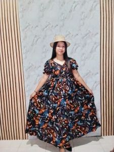 Daster Kanaya Serut Sakura Fashion Wanita Bahan Rayon