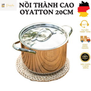 Nồi thành cao OYATTON nồi inox nấu canh nồi OYATTON 20cm nồi 20cm thành cao nồi từ OYATTON