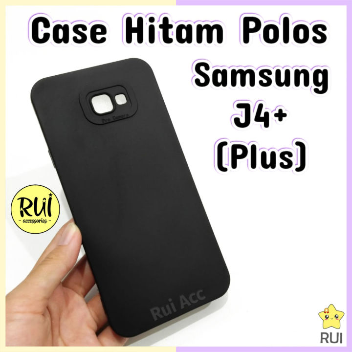 Case Hitam Black Matte Samsung J4+ J4 PLUS J4 Prime Core