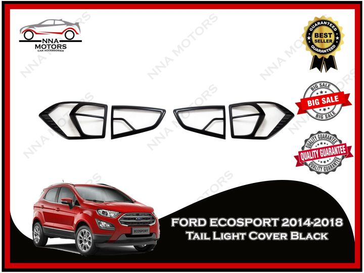 FORD ECOSPORT 20142018 / 20192021 Tail Lights Cover Matte Black Tail