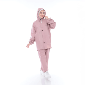 Jas Hujan Pria Wanita Dewasa Setelan Jaket Celana Tebal AKULA