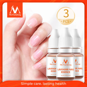 MeiYanQiong 3PCS tinh dầu kích thích mọc móng nhanh chăm sóc móng khỏe mạnh phù hợp cho mọi người - intl