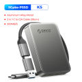 ORICO 500 MB/giây 1000 MB/giây cực di động SSD cho Andriod điện thoại iPhone 16 15 Pro/Max ProRes 4k ProRes HDR kỷ lục cực SSD với PD. 