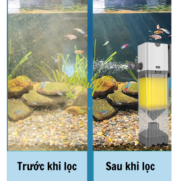 Máy lọc chìm cao cấp jingye đa chức năng 3 trong 1 bơm nước, lọc nước ...