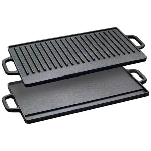 [NEW] Griddle Plate Iron Grill Pan Grill Plate Griddle Pan for Steaks Broil Bread