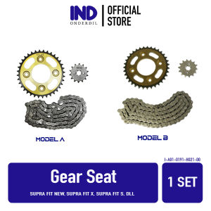 Gear Set Supra Fit New X S X 125 Revo Lama Old 100 Paket Drive Chain Kit Depan Belakang Gir Gigi 14T 36T Rantai Rante 428H 106L14 T 36 428 H 106 L 14 T 35 T 104 L 14T 35T 104L