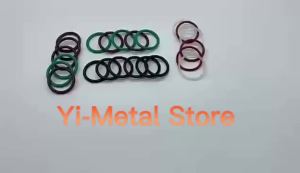 NBR Rubber O-Ring Seal / Nitrile Gasket Washer - Thickness 1/1.2/1.5mm Oil Resistant Durable For Car Auto & Vehicle Engine Applications