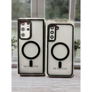 CASE HP SAMSUNG GALAXY S22 / S22 PLUS / S22 ULTRA CASE CASING MAGSAFE MAGNET RING METAL HARDSOFT LIST COLOR BACK MATTE ANTI BARET BERKUALITAS