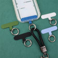 Universal Detachable Mobile Anti-lost Lanyard Card Gasket With Spring Clasp Replacement Phone Hanging Cord Strap. 