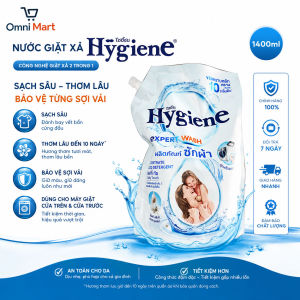 Nước Giặt Đậm Đặc Hygiene Expert Wash nội địa Thái Lan 1400ml | Túi Refill Giặt Máy & Giặt Tay Sạch Sâu Thơm Lâu