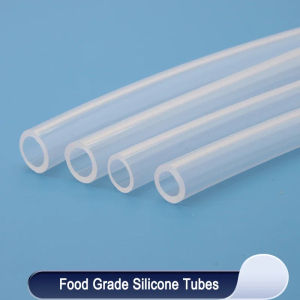 1M Food Grade Silicone Rubber Hose Transparent ID 6 7 8 9 10mm O.D Flexible Nontoxic Silicone Tube