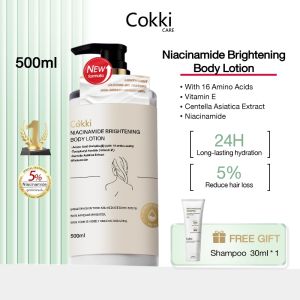 [NEW FOULA ] Losyen Badan Cokki Body Lotion 500ml with 16 Amino Acids Niacinamide