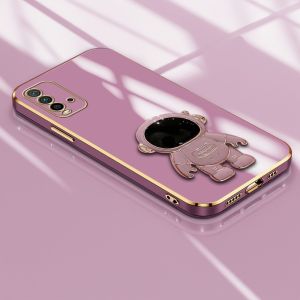 （Lokal Ready)Hontinga Softcase Case Casing hp Xiaomi Redmi 13 12c 13C 12 8 8A 7 7A 9 9A 9C 9T Casing Dengan Astronaut Bracket Lembut silikon kesing Case hp Anti Gores Air Karet untuk Anak Perempuan softcase