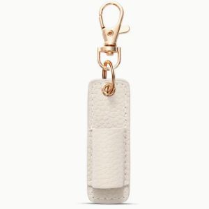 VOYUE with Keychain Pen Case Lanyard Pen Holder PU Leather Necklace Style Keychain Pendant Creative Durable Pen Pouch