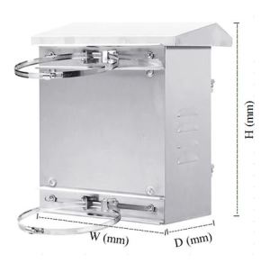 IP65 SS304 enclosure Weather proof enclosure Pole mount box SS304 pole box Distribution enclosure Panel Switchboard enclosure