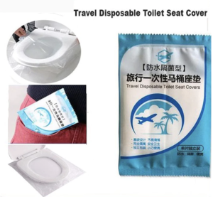 Toilet Seat Cover Alas Duduk Closet Disposable Plastik Tatakan Dudukan WC Kloset Praktis Untuk Travelling GM88