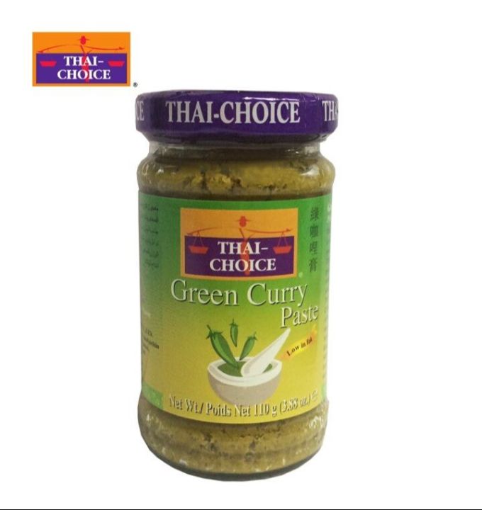 THAI-CHOICE เครื่องแกงเขียวหวาน Green Curry Paste 110g | Lazada.co.th