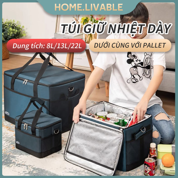 Túi giữ nhiệt dày,Túi Làm Lạnh Đồ Uống Cách Nhiệt,ship hàng đồ ăn,size ...
