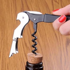 Metallic Stainless steel Cork Screw Opener Corkscrew Multi Function Wine Bottle Opener Wine Openers /dongtian1105