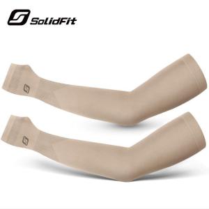 Solidfit UV50+ ice Arm Sleeves 1 pair Sun Protection crafted from cooling Hand breathable fabric ideal for basketball cycling football and other outdoor sports