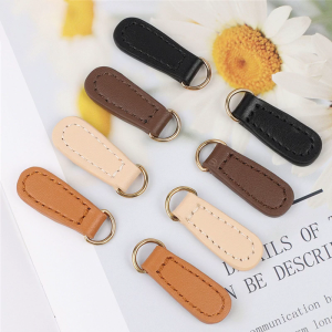 1pc Luggage Side Clamp PU Leather Buckle Bag Strap Hook DIY Zipper Puller Manual Purse Accessories