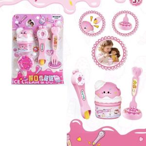 MITULI โมเดลจำลอง ชุดป้อนพุดดิ้ง บทบาทสมมติ รูปทรงหมีน้อย ของเล่นพุดดิ้งกล่องอาหารกลางวัน ญี่ปุ่น น่ารัก ของเล่นบ้านเด็ก ของขวัญวันเกิด