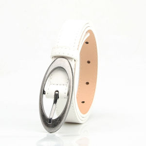 【 In Stock 】Korean Version Womens Belt Oval Alloy Needle Buckle Dress Jeans Decoration Simple And Versatile Belt Tali Pinggang Wanita 女士皮带