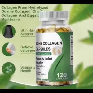 Collagen Bone Capsules Formula with Calcium Magnesium for Strong Bones & Joints Boost