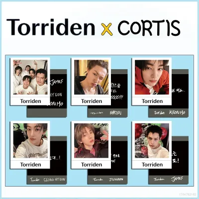 t23 6PCS/Set CORTIS x Torriden LOMO Card MARTIN KEONHO Postcards Collection Stars Peripheral zl