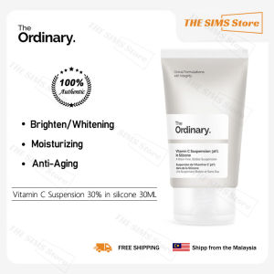 the ordinary Vitamin C suspension 30% in silicone,authentic brighten whiten improve skin texture remove acne reduce skin dullness anti-oxidation anti-aging reduce fine lines【Ready stock】