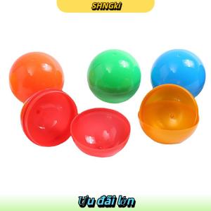 SHNGki 50pcs Mini 32mm rõ ràng minh bạch nhựa viên nang đồ chơi bất ngờ bóng nhỏ container làm những điều mô hình gashapon đồ chơi