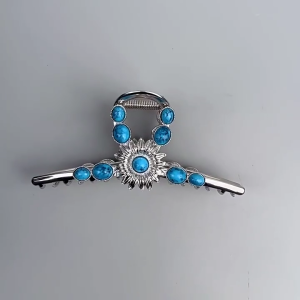 Daisy Hair Clip Large Hair Claw Clip Fashion Silver Adornment Catch Princess Barrettes Hair Styling Tool Ornaments