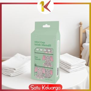 SK-C949 Tissue Basah Mini Karakter Travel 8in1 / Tisue Basah Bayi Bebas Alkohol 1Pack Isi 8PCS