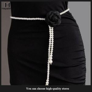 Hayating Fashion Flower Chain Belt Female Waist Adjustable Punk Metal Belts For Women High Quality Luxury Dress Pant Chains