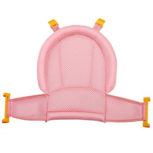RANZH Baby Shower Bath Protector Non-slip Newborn Baby Infant T Shaped Shower Cradle Bath Net Mat Bathtub Seat Pad