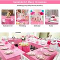 Disposable Table Skirt Waterproof Plastic Table Cover for Birthday Party Wedding Festival Decoration High Quality Table Decoration. 