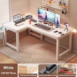 IronRoot L Shaped Table For Computer Computer Table L Shape Office Desk Game Table Corner Table